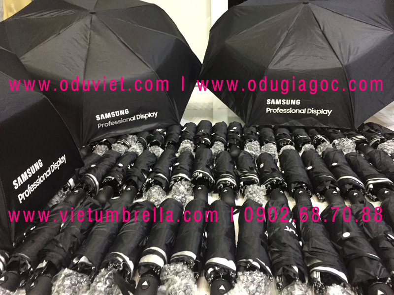 xưởng sản xuất ô dù cầm tay in logo quảng cáo